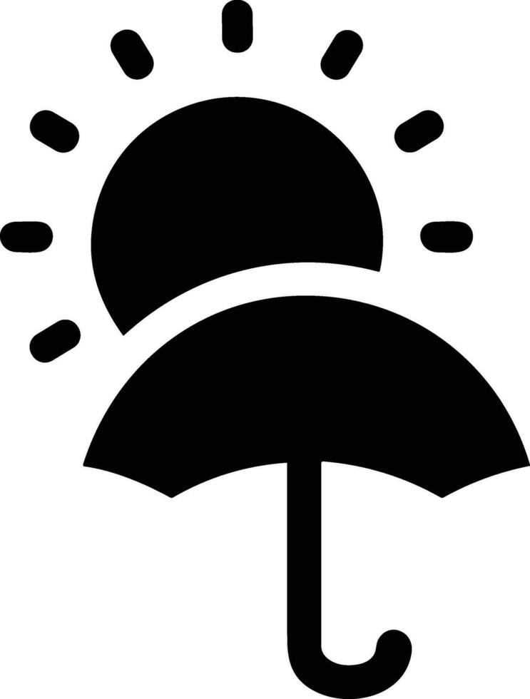 Regenschirm Schutz Symbol Symbol Vektor Bild. Illustration von das Sicherheit schützen Regenschirm Sicherheit Design Bild