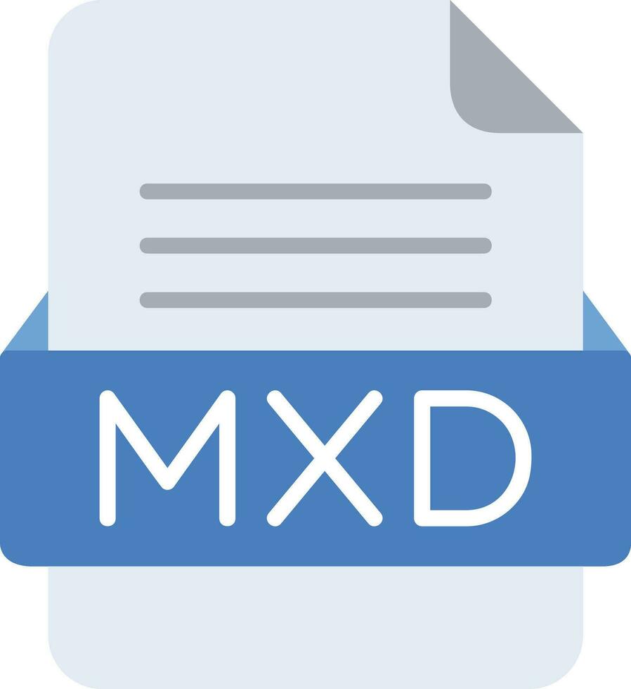 mxd Datei Format Linie Symbol vektor