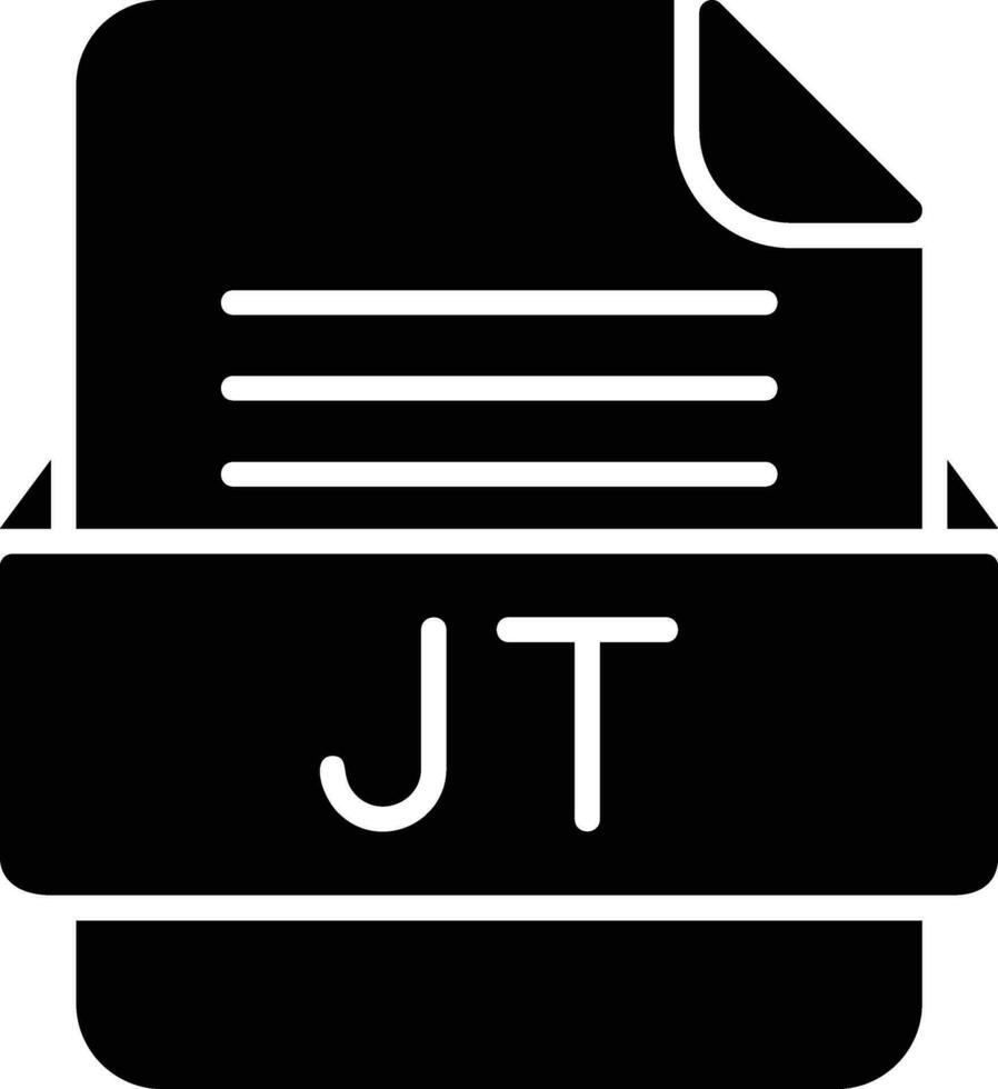 jt Datei Format Linie Symbol vektor