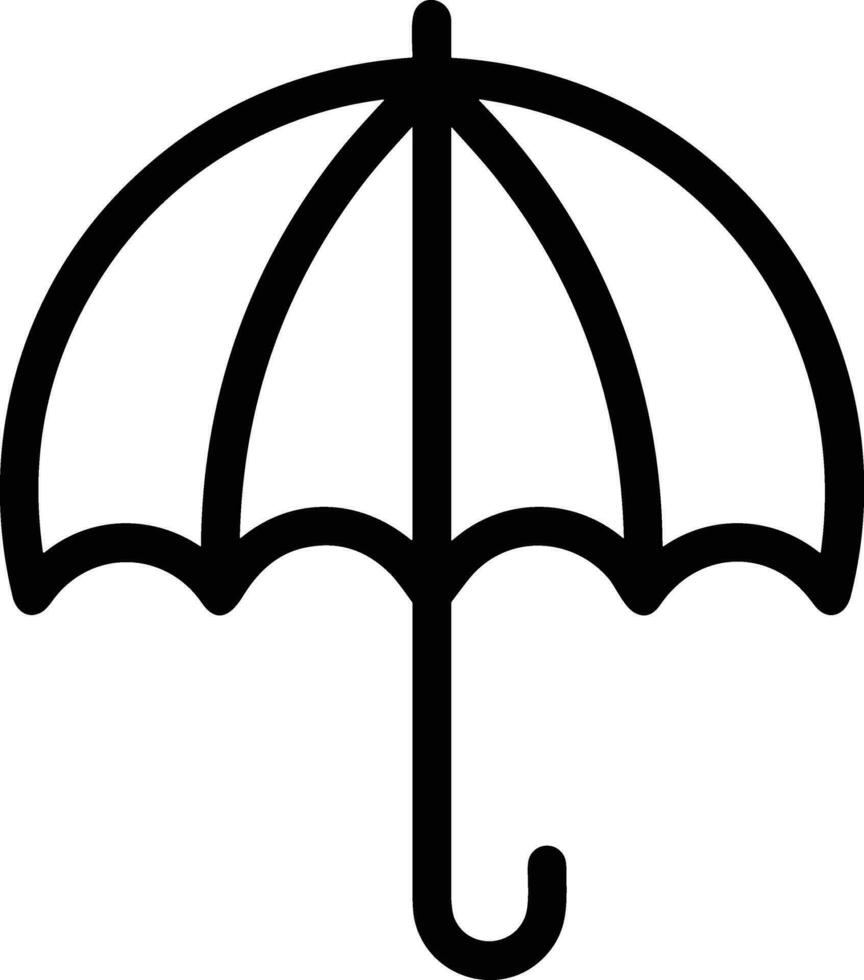 Regenschirm Schutz Symbol Symbol Vektor Bild. Illustration von das Sicherheit schützen Regenschirm Sicherheit Design Bild