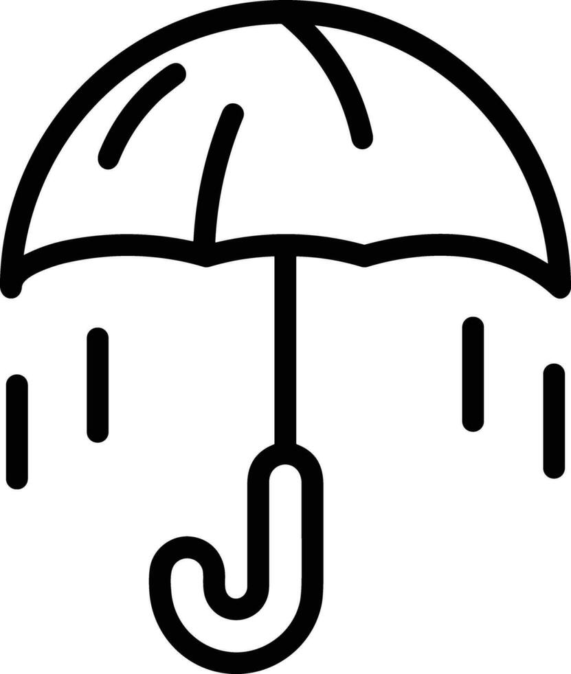 Regenschirm Schutz Symbol Symbol Vektor Bild. Illustration von das Sicherheit schützen Regenschirm Sicherheit Design Bild