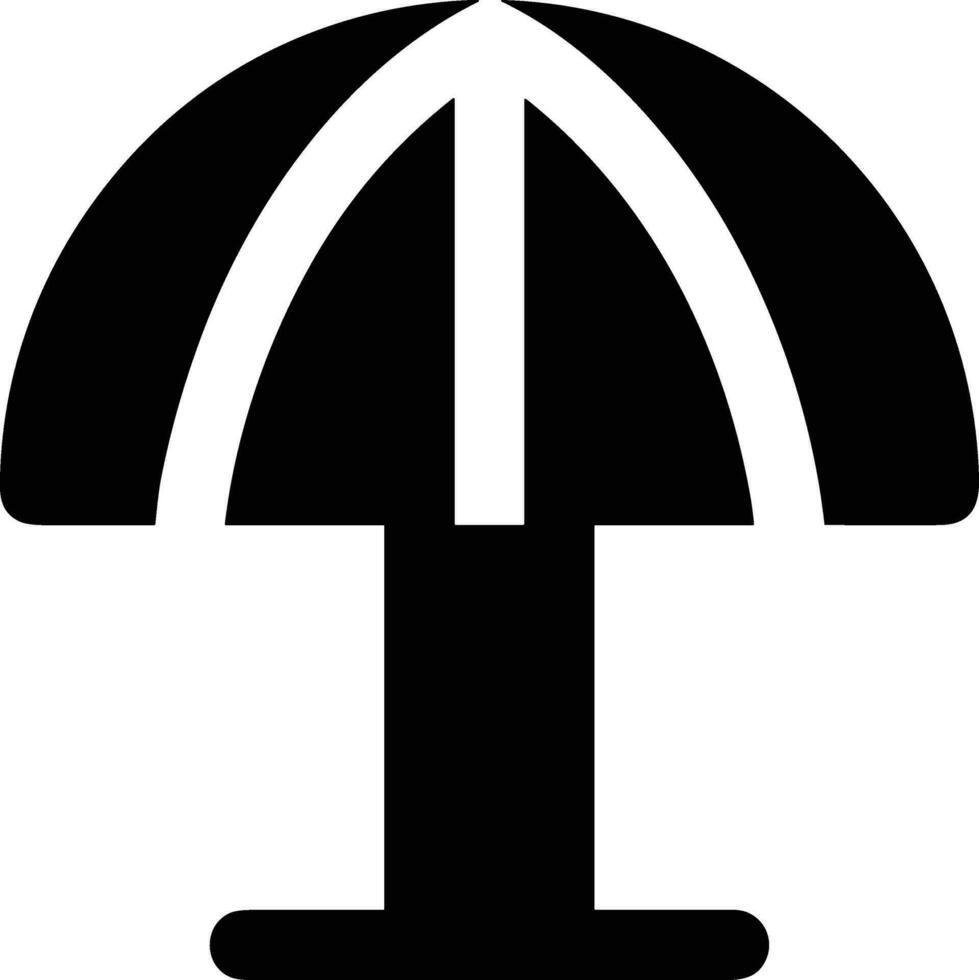 Regenschirm Schutz Symbol Symbol Vektor Bild. Illustration von das Sicherheit schützen Regenschirm Sicherheit Design Bild