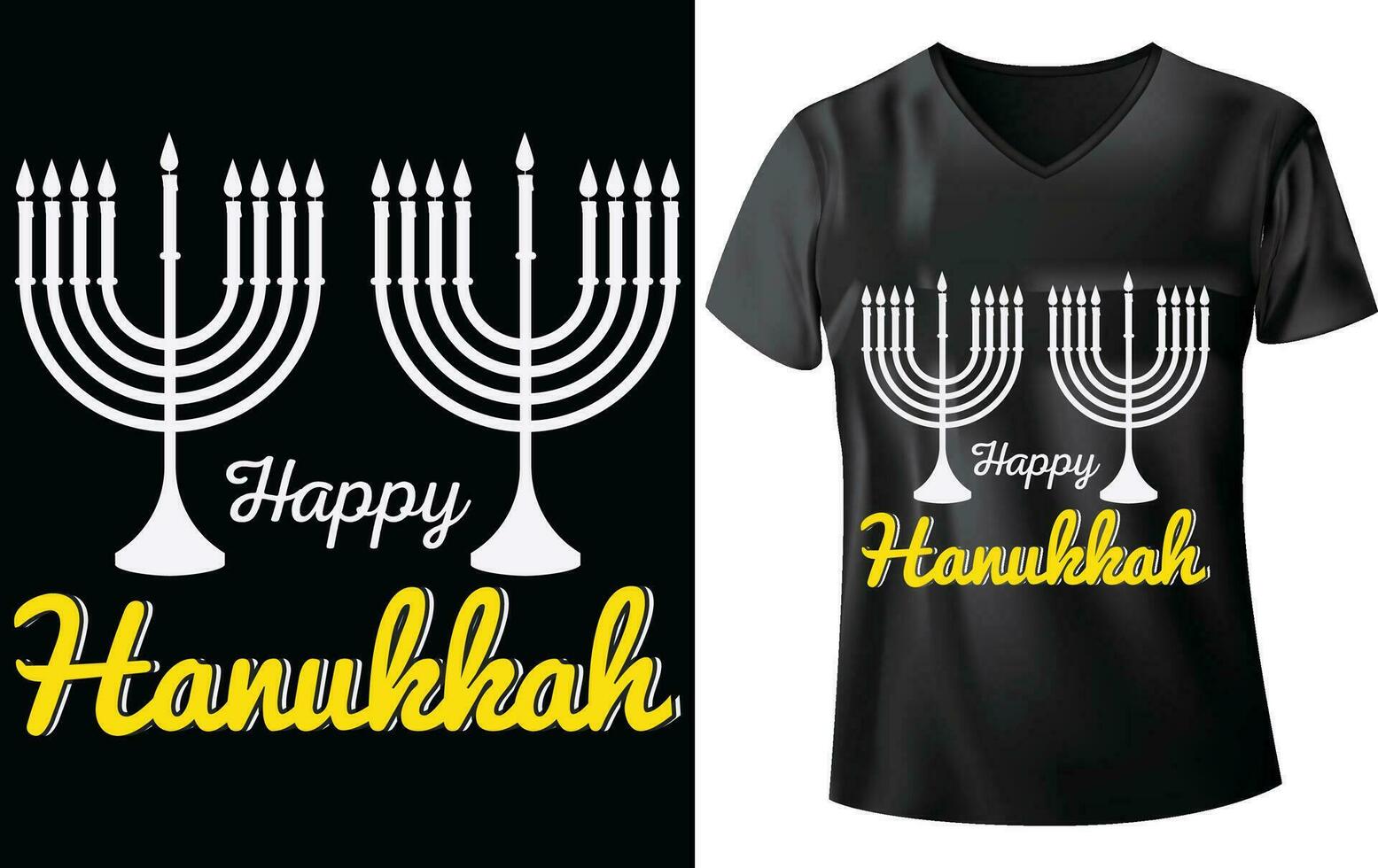 hanukkah dag t-shirt design vektor