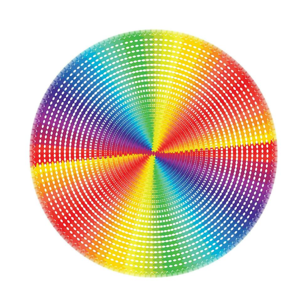 Vektor abstrakt Regenbogen Kreise bewirken Hintergrund