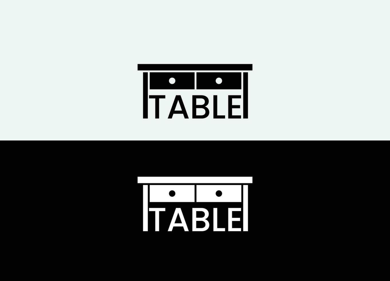 Tabelle Vektor Logo Design Vorlage