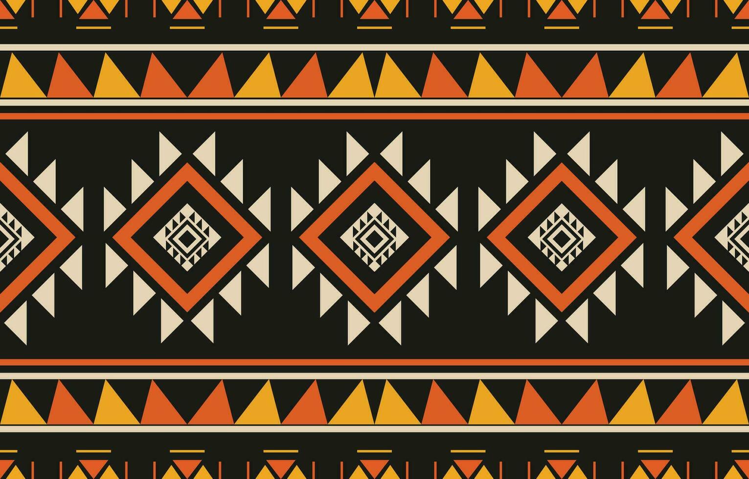 ethnisch abstrakt Ikat Kunst. aztekisch Ornament drucken. geometrisch ethnisch Muster nahtlos Farbe orientalisch. Design zum Hintergrund ,Vorhang, Teppich, Hintergrund, Kleidung, Verpackung, Batik, Vektor Illustration.