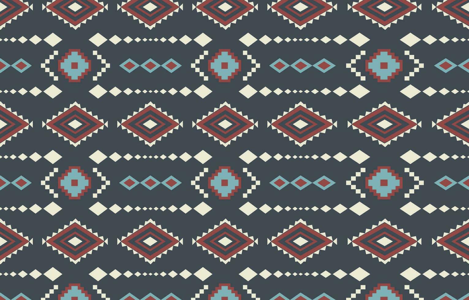 ethnisch abstrakt Ikat Kunst. aztekisch Ornament drucken. geometrisch ethnisch Muster nahtlos Farbe orientalisch. Design zum Hintergrund ,Vorhang, Teppich, Hintergrund, Kleidung, Verpackung, Batik, Vektor Illustration.