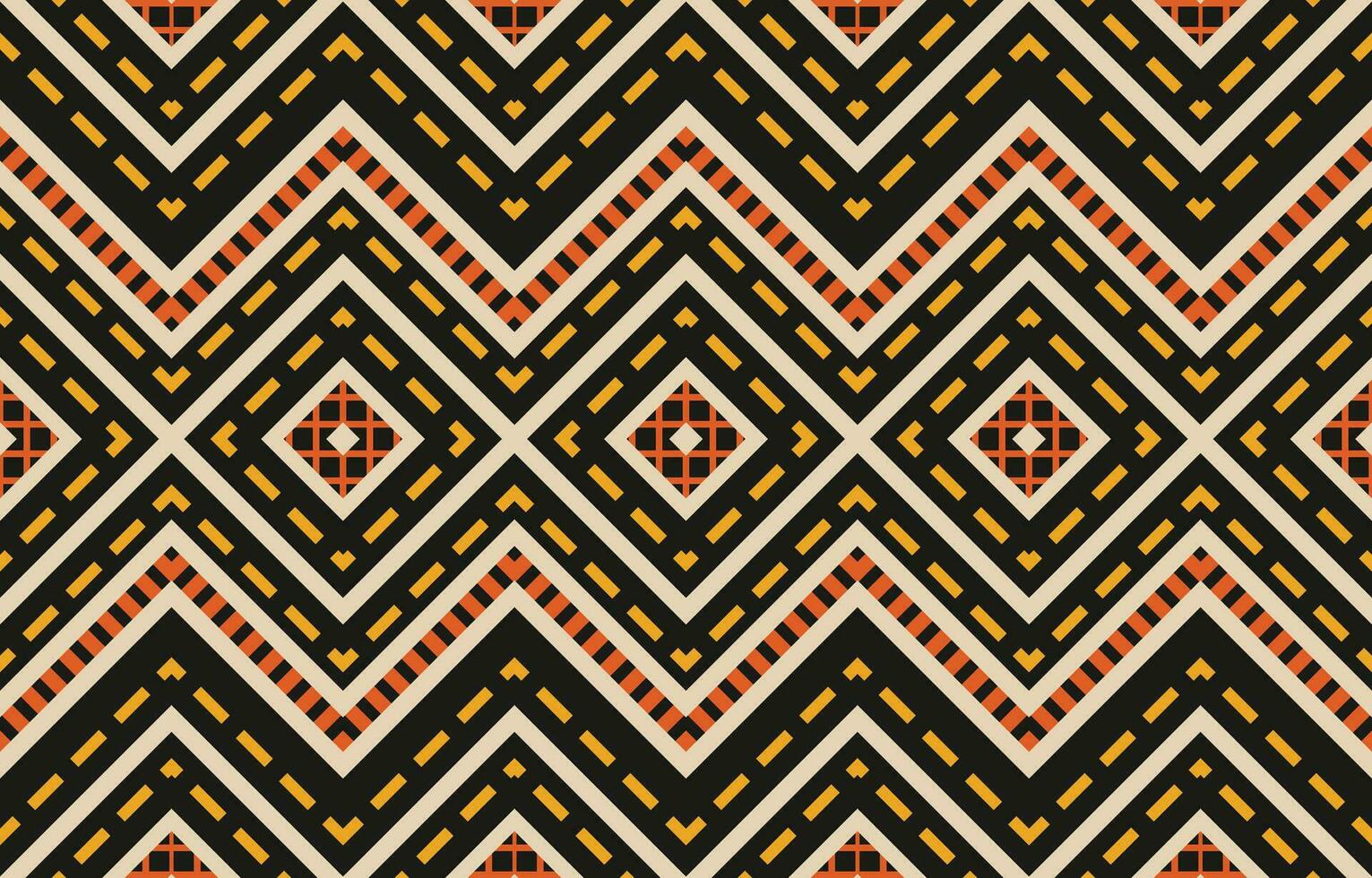 ethnisch abstrakt Ikat Kunst. aztekisch Ornament drucken. geometrisch ethnisch Muster nahtlos Farbe orientalisch. Design zum Hintergrund ,Vorhang, Teppich, Hintergrund, Kleidung, Verpackung, Batik, Vektor Illustration.