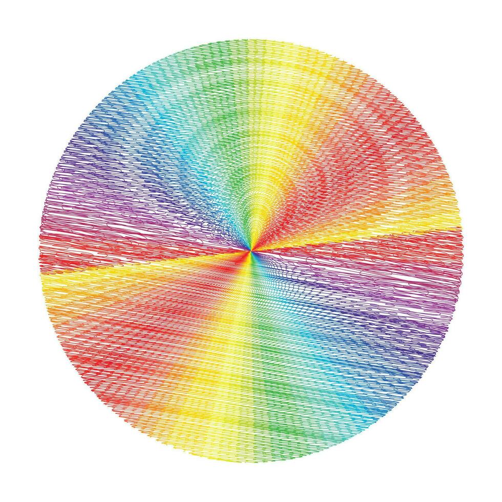 Vektor abstrakt Regenbogen Kreise bewirken Hintergrund