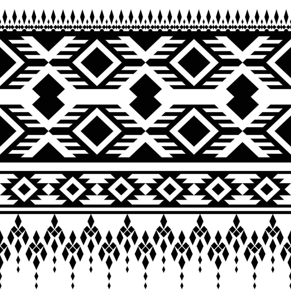 nahtlos ethnisch Muster design.ethnisch orientalisch Ikat Muster traditionell design.ethnisch orientalisch Muster traditionell Design zum Hintergrund, Teppich, Kleidung, Verpackung, Stoff, Stickerei vektor