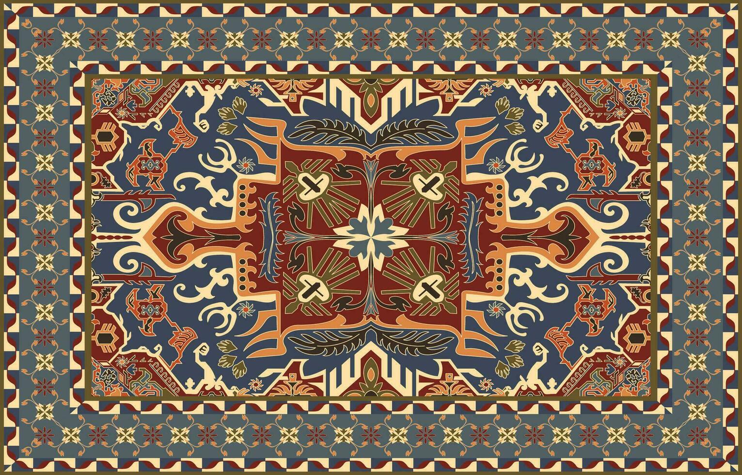 Teppich Muster persisch. geometrisch ethnisch orientalisch nahtlos Muster traditionell Design zum Hintergrund. afrikanisch Muster. Teppich , Fliese , Hintergrund , Vektor Illustration. amerikanisch