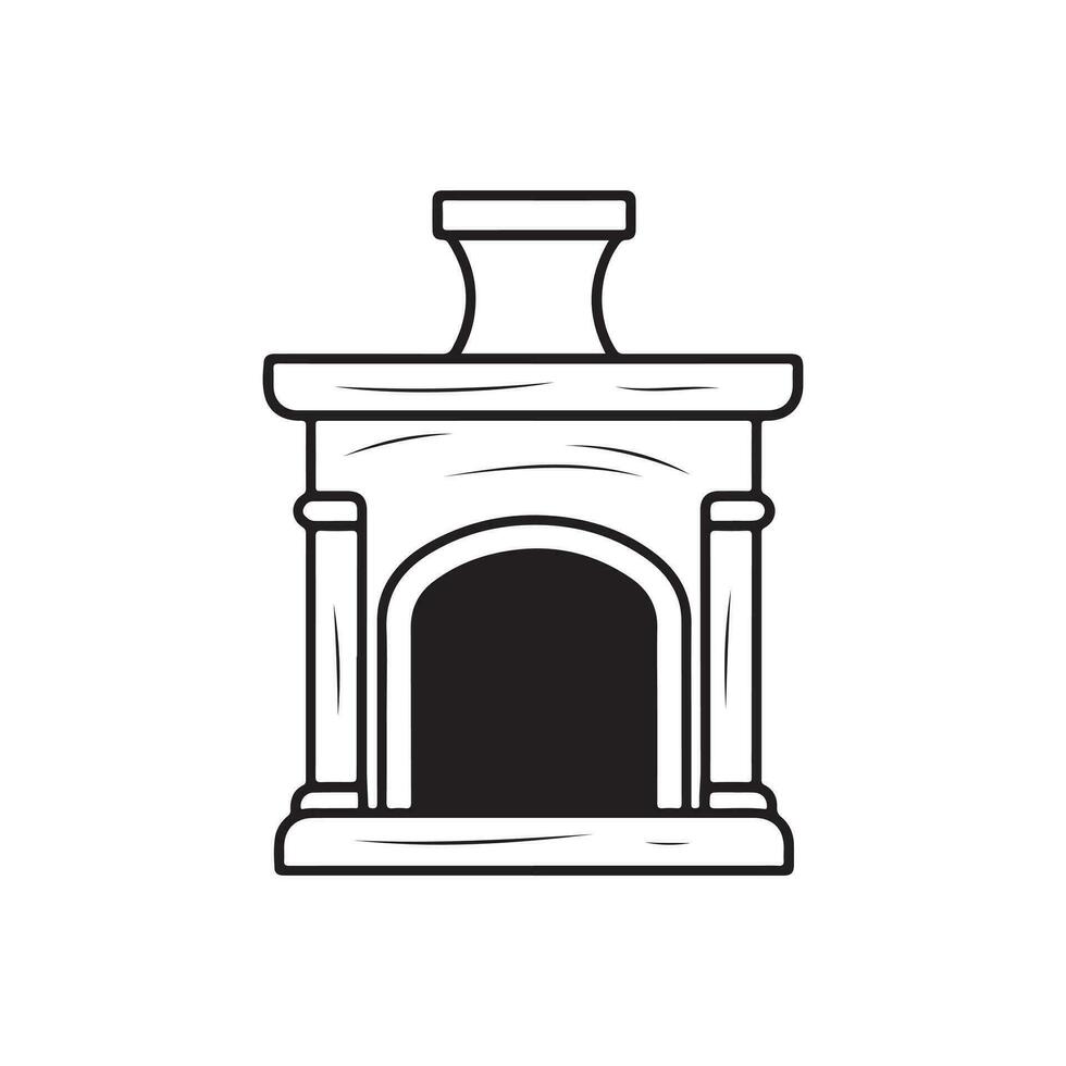 Kamin Vektor Logo