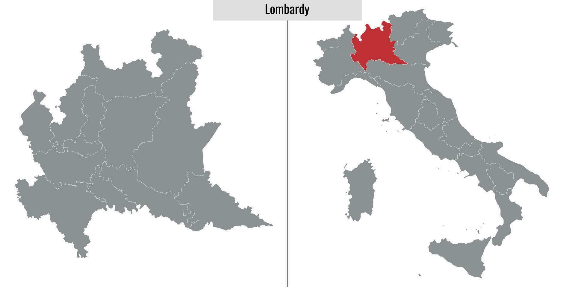 Karte Provinz von Italien vektor