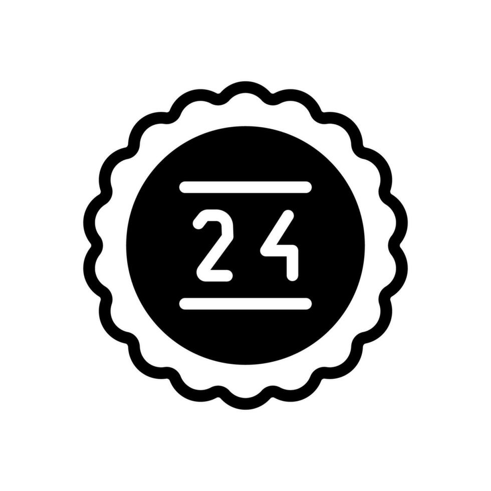 Verkauf Symbol 24 Std vektor