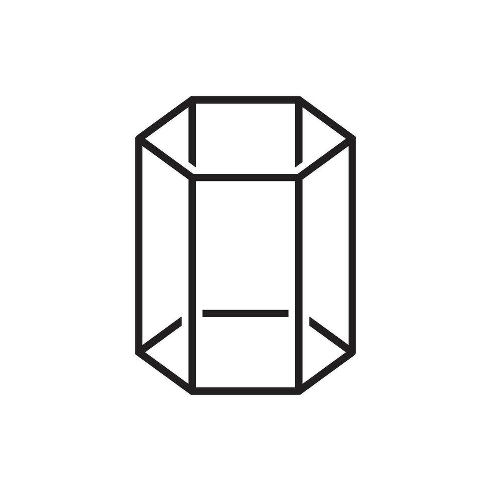 Hexagon 3d Symbol Vektor