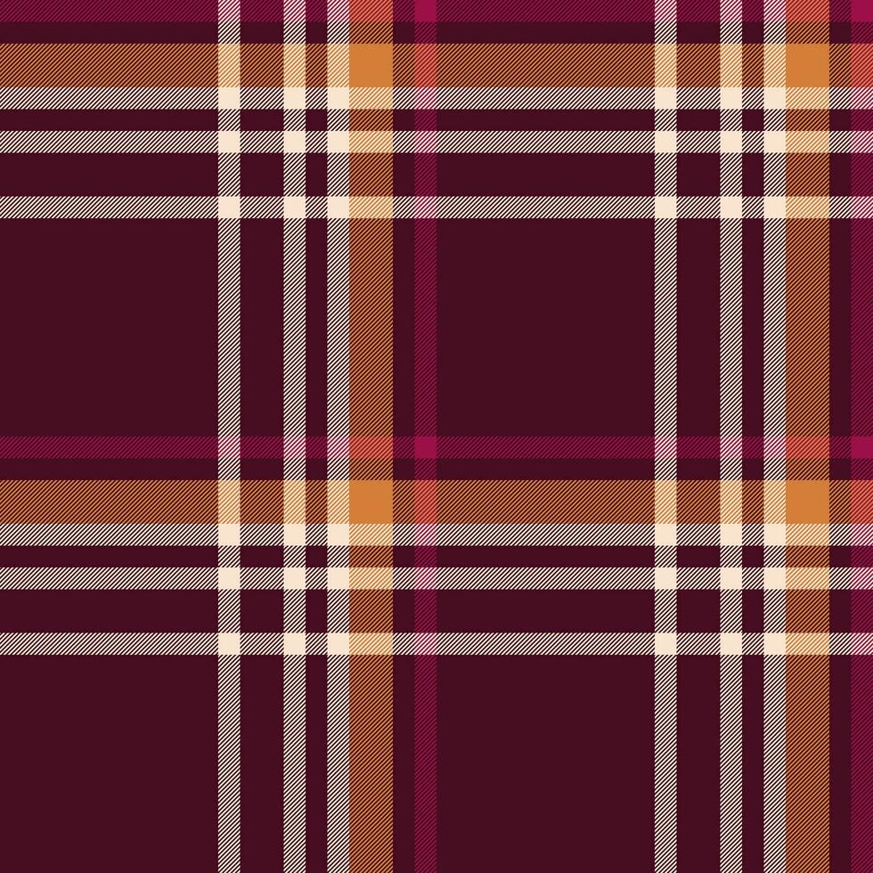 Tartan Stoff Muster von Textil- prüfen Plaid mit ein nahtlos Hintergrund Textur Vektor. vektor