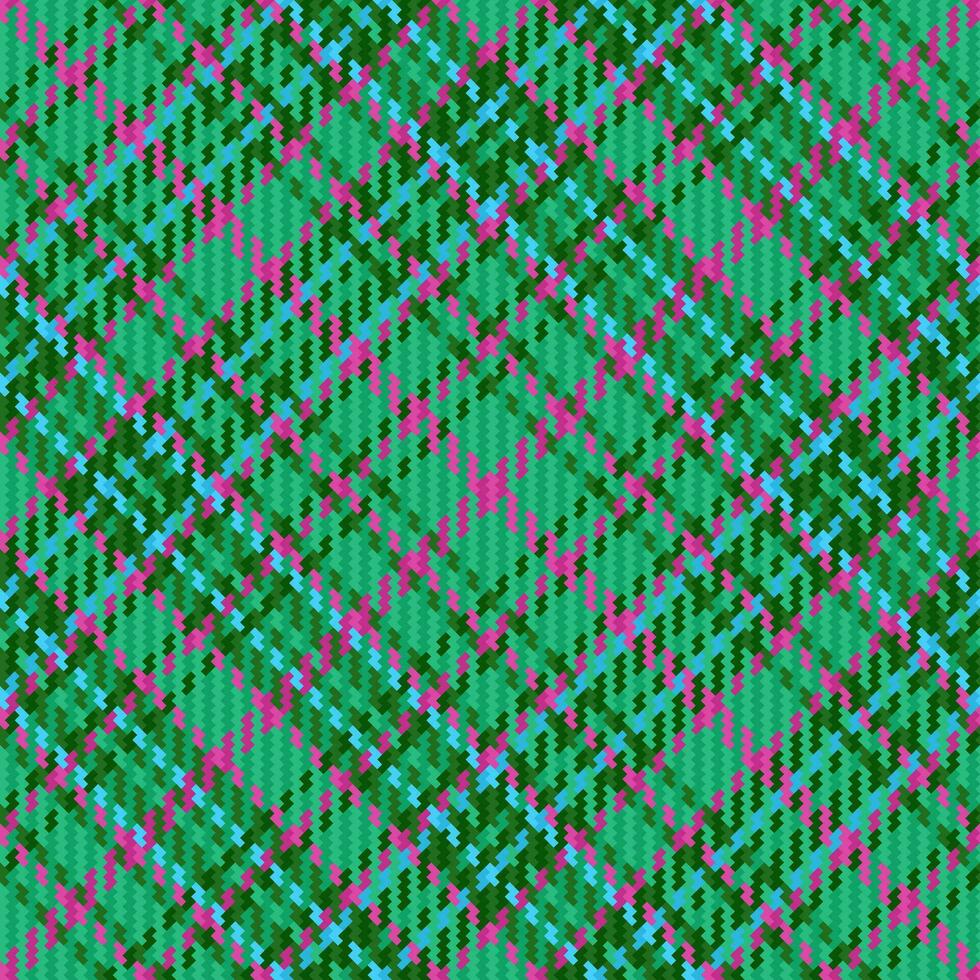 Textil- Plaid prüfen von Hintergrund nahtlos Vektor mit ein Textur Muster Stoff Schottenstoff.