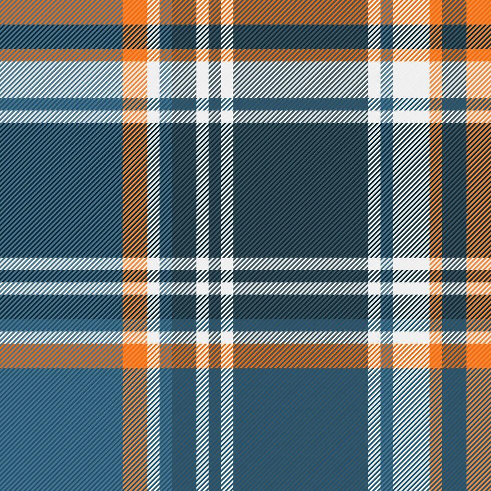 Stoff Muster Tartan von Plaid nahtlos Textur mit ein Hintergrund Textil- prüfen Vektor. vektor