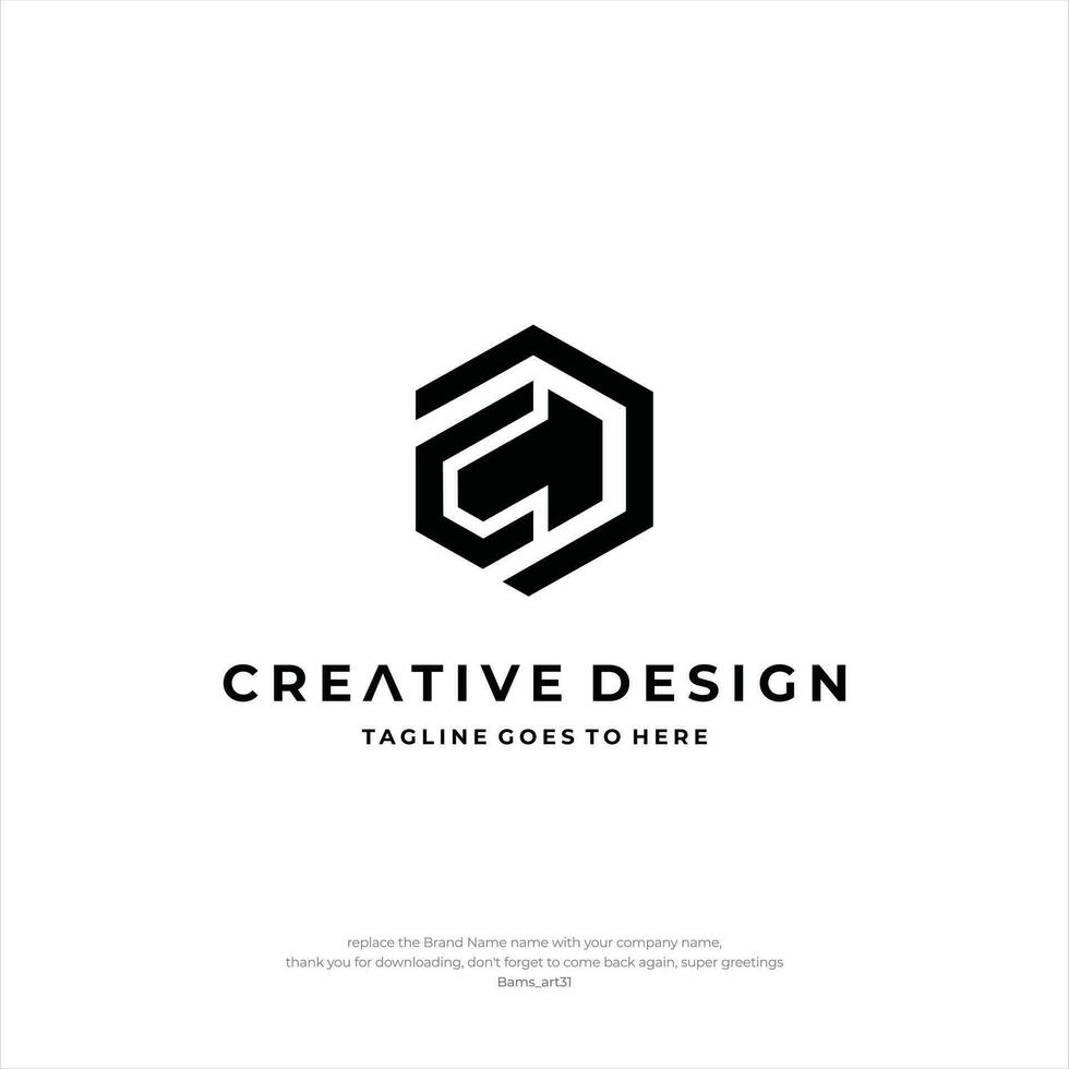 brev c logotyp ikon design mall element kreativ design vektor