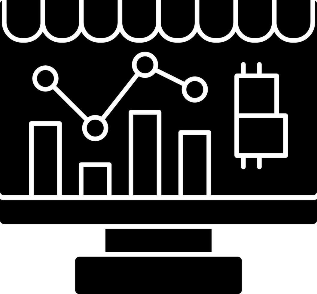 Markt Analyse Vektor Symbol Design