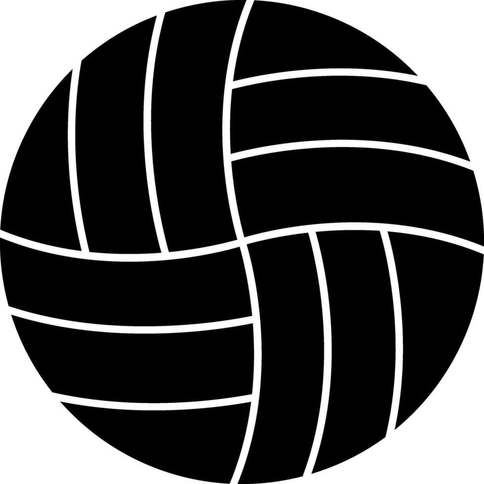 Volleyball-Vektor-Icon-Design vektor