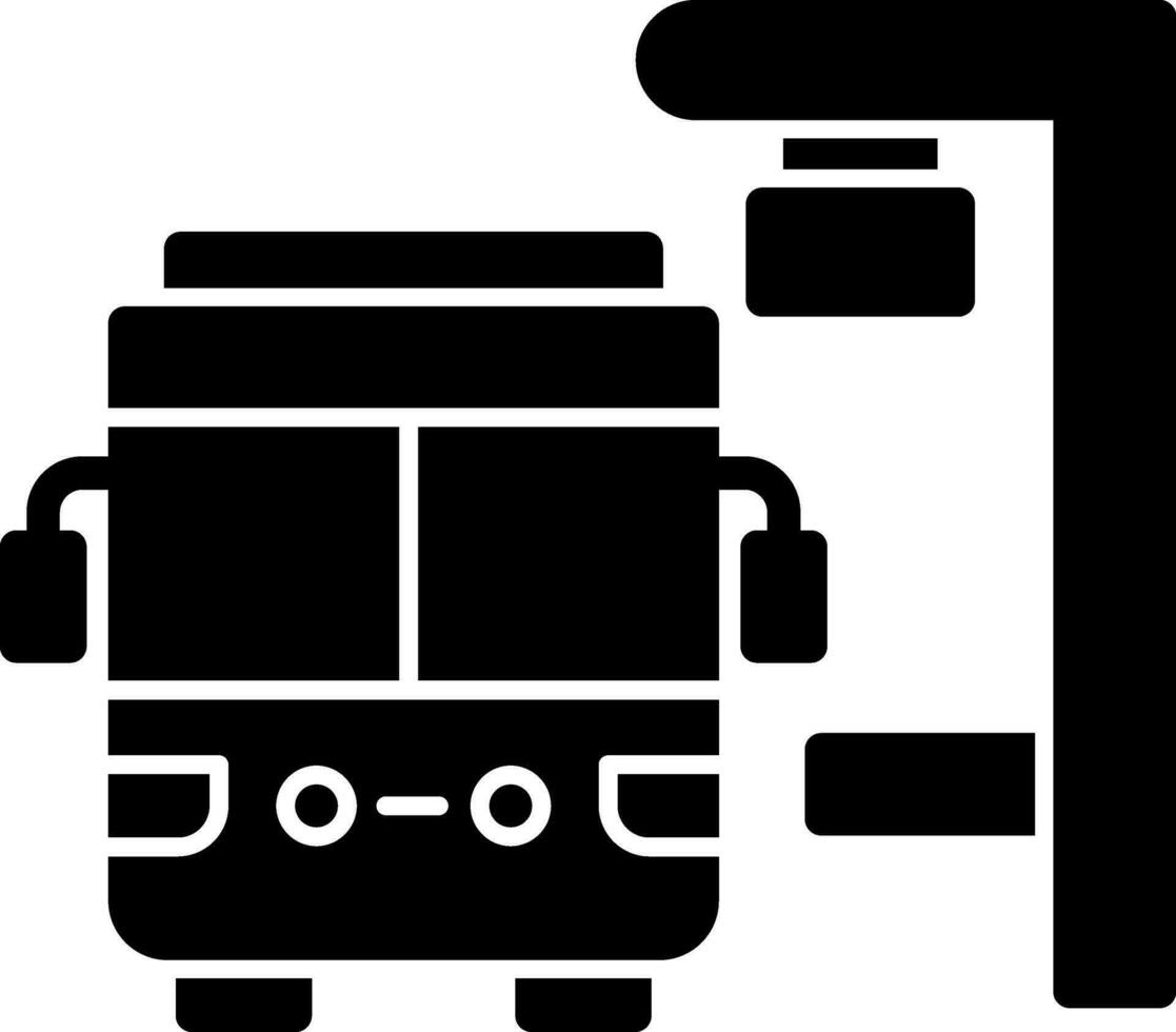 Bus halt Vektor Symbol Design