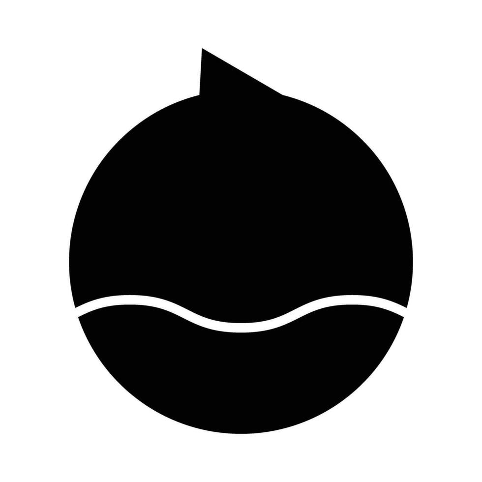 Kastanie Vektor Glyphe Symbol zum persönlich und kommerziell verwenden.