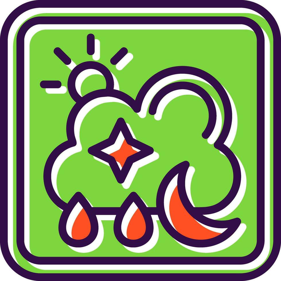 Wetter App Vektor Symbol Design