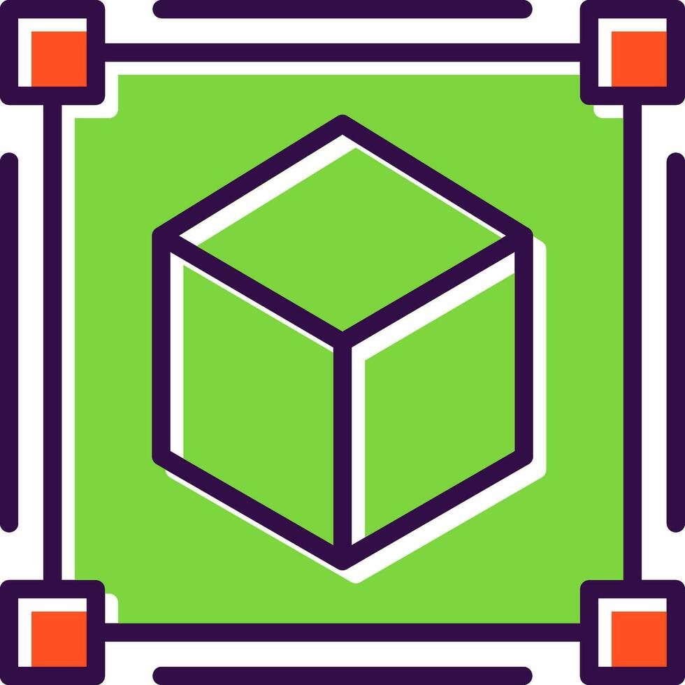 Blockchain-Vektor-Icon-Design vektor