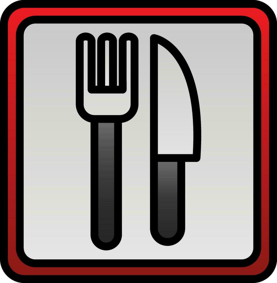 Restaurant-Vektor-Icon-Design vektor