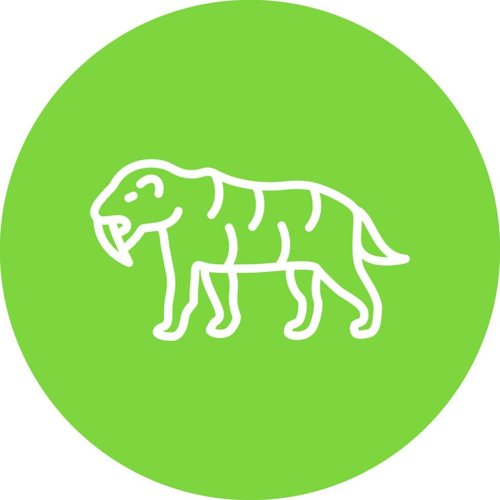 Smilodon Vektor Symbol Design