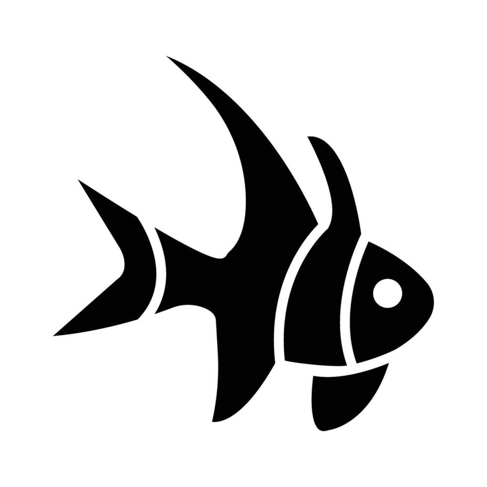 banggai cardinalfish vektor glyf ikon för personlig och kommersiell använda sig av.