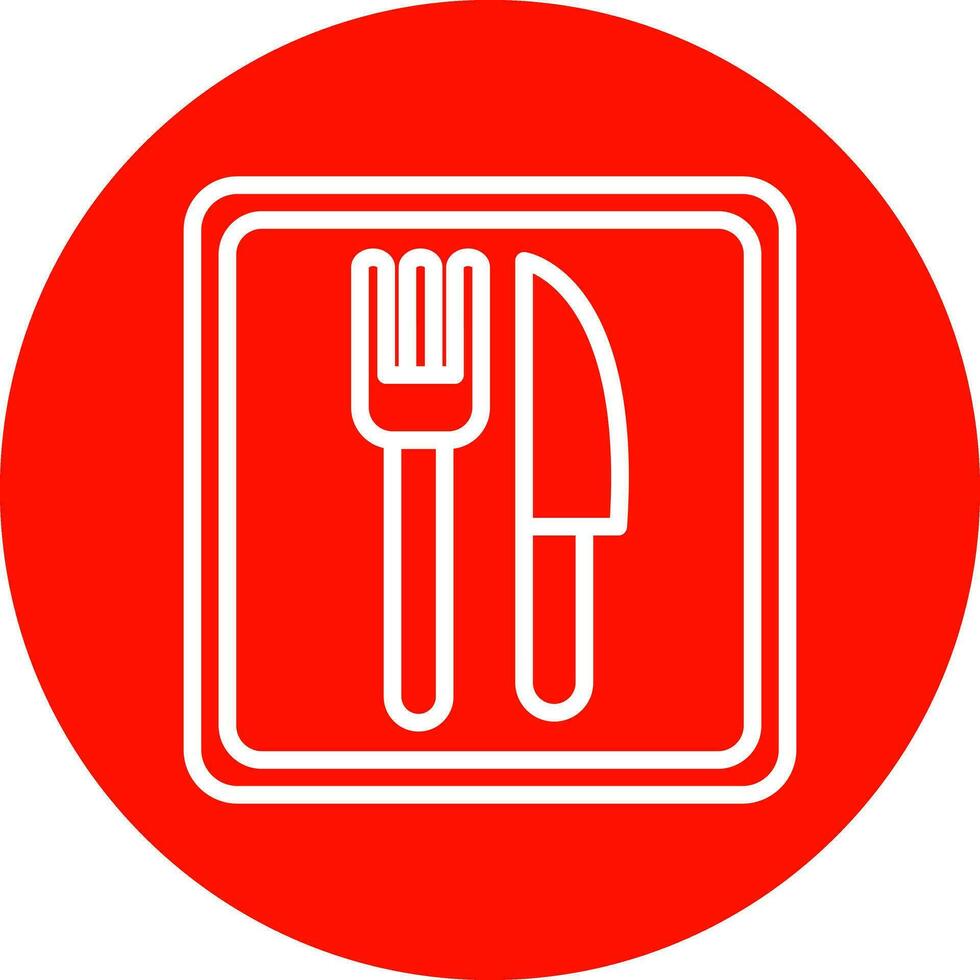 Restaurant-Vektor-Icon-Design vektor