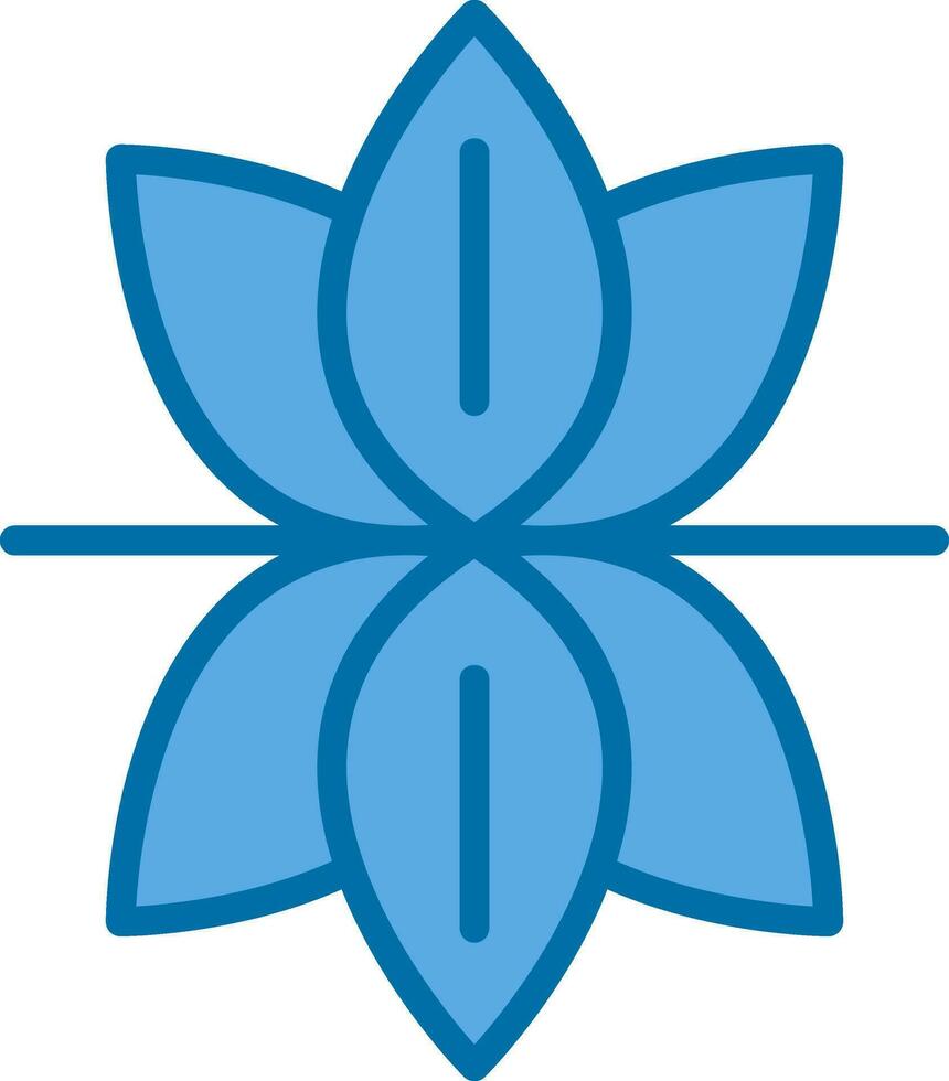 Lotusblumen-Vektor-Icon-Design vektor