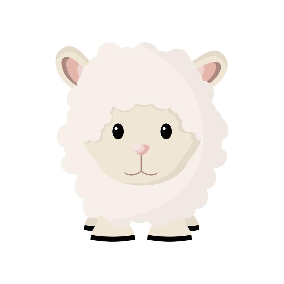süße Cartoon-Schafe vektor
