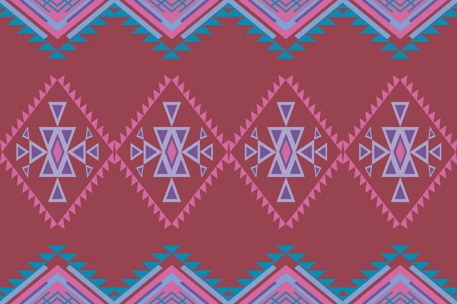 ethnisch abstrakt ikat.nahtlos Muster im tribal.geometrisch ethnisch orientalisch Muster traditionell Design zum Kleidung, Stoff, Hintergrund, Hintergrund, Verpackung, Batik, Strickwaren, Stickereien Stil. vektor