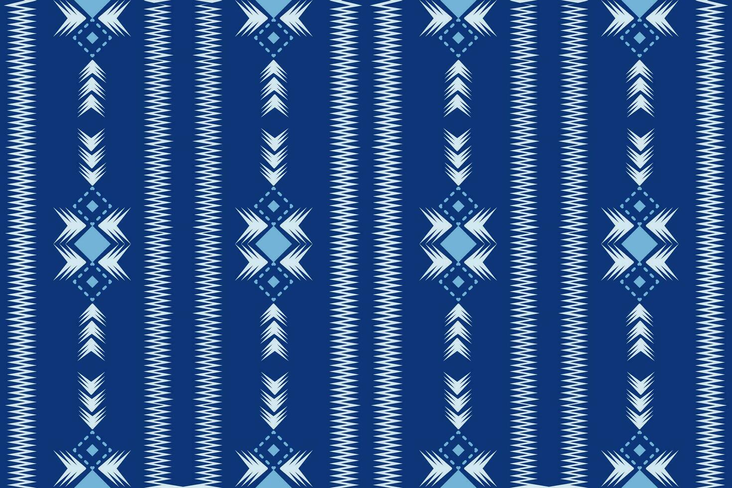 ethnisch abstrakt ikat.nahtlos Muster im Stammesangehöriger aztekisch Boho Vektor design.bunt asiatisch Stil Blumen- Muster.ikat geometrisch Volk ornament.tribal ethnisch Vektor Textur