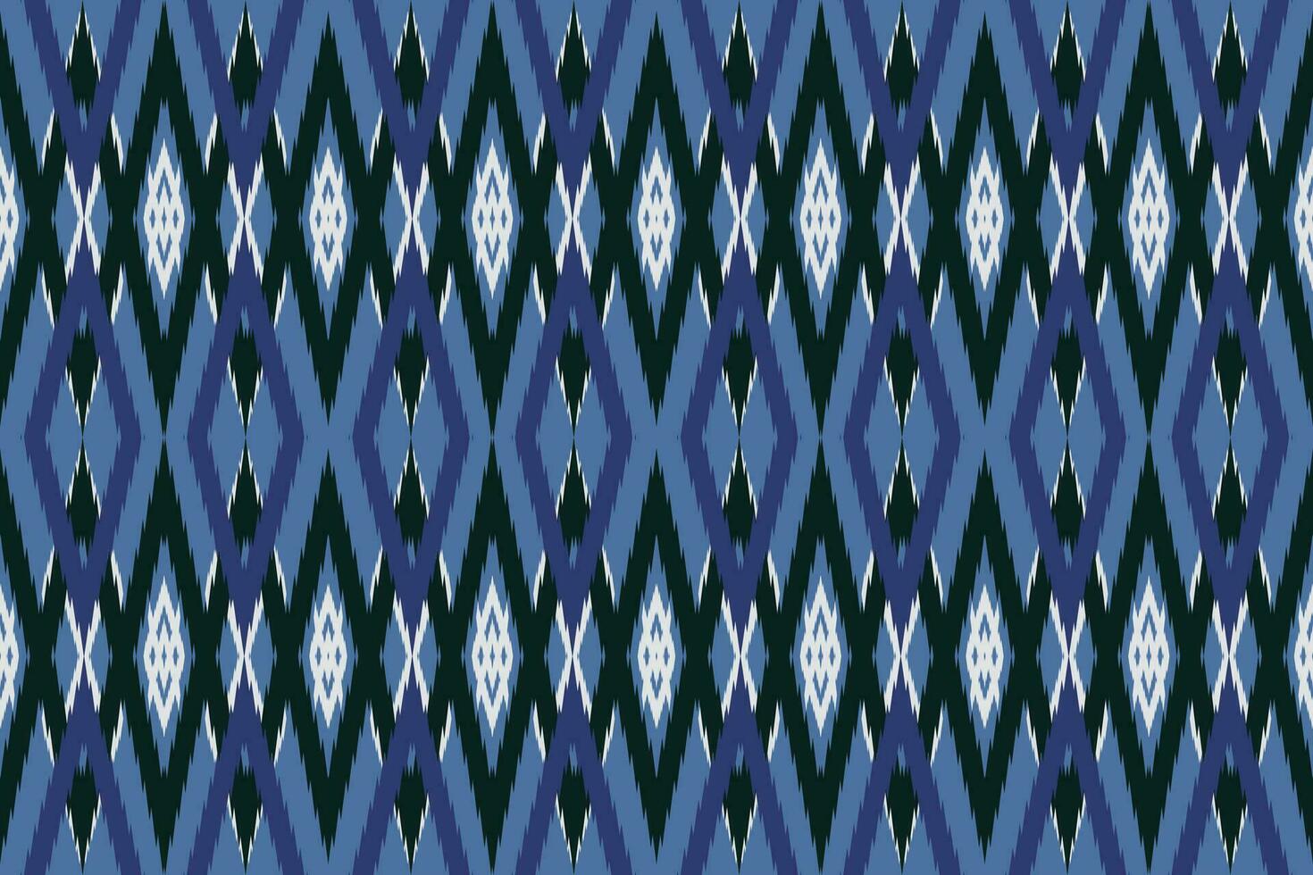 etnisk abstrakt ikat.sömlös mönster i tribal.aztec geometrisk mönster för vibrerande color.colorful geometrisk broderi för textilier, tyg, kläder, bakgrund, batik, stickade plagg, mode vektor
