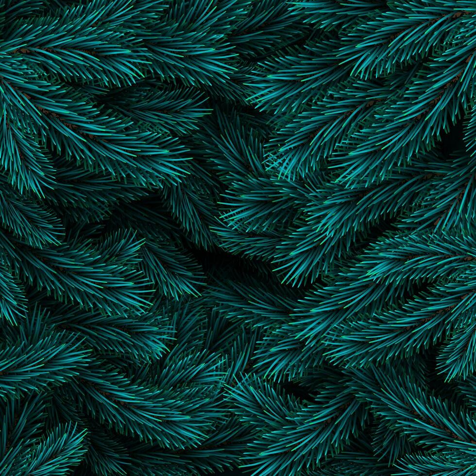 Blau Tanne Ast Hintergrund Design. Weihnachten Hintergrund. Vektor Illustration