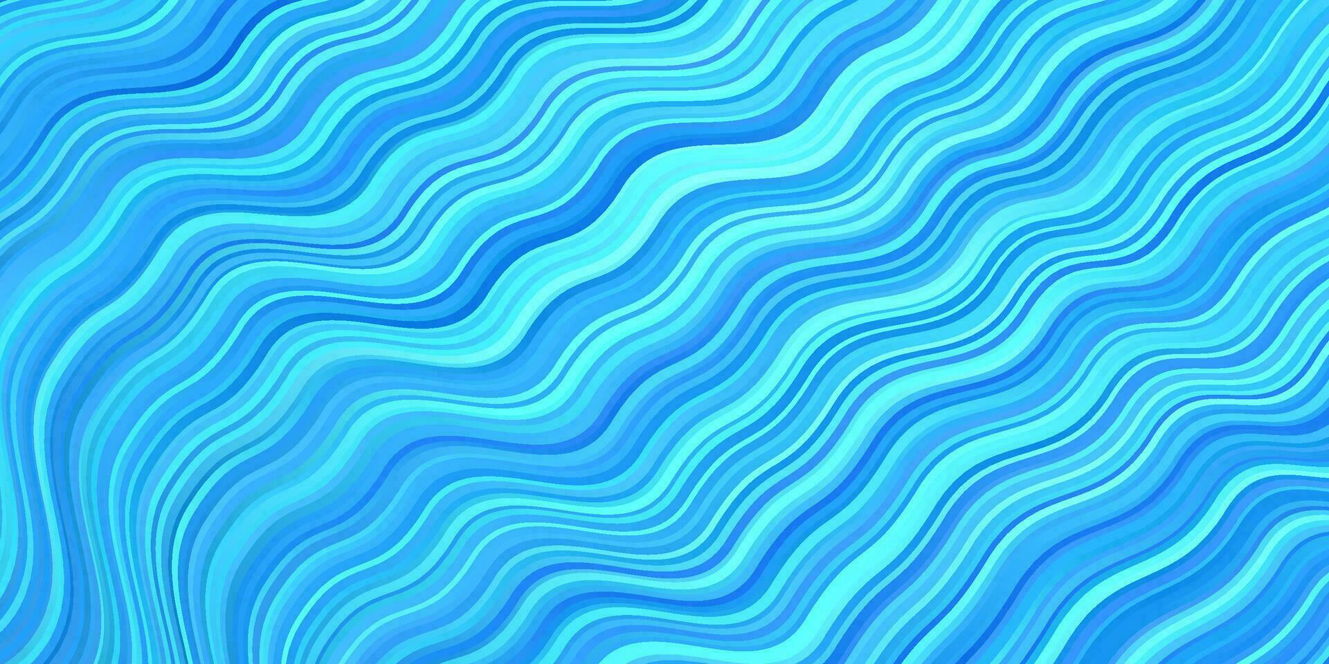 ljusblå vektor bakgrund med kurvor.
