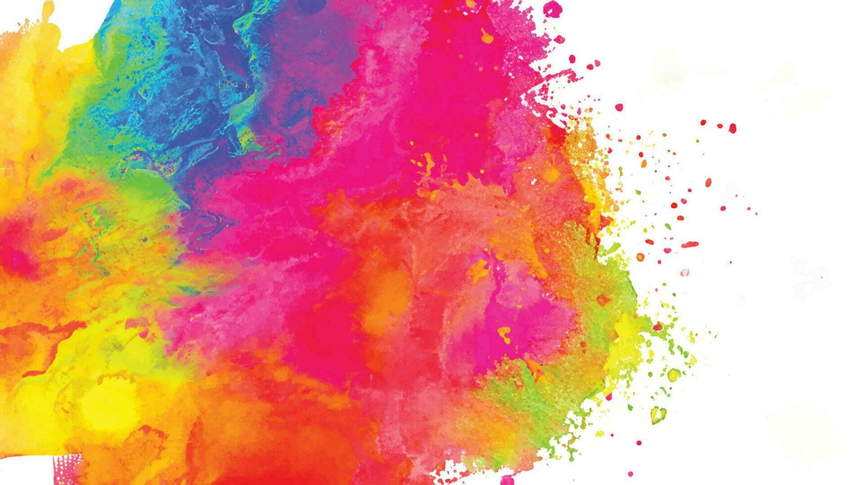 Vektor abstrakt Hintergrund mit ein bunt Aquarell Spritzer Design