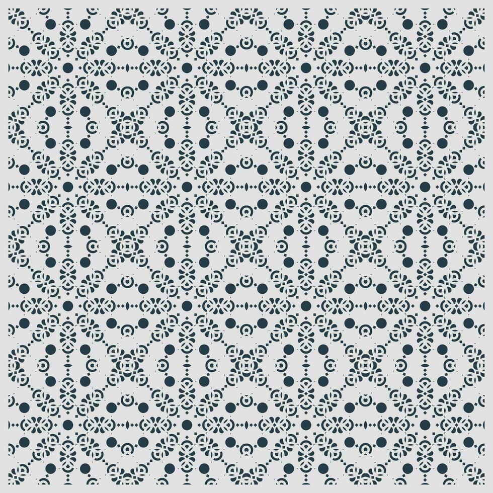 platt mandala sömlös mönster mall vektor