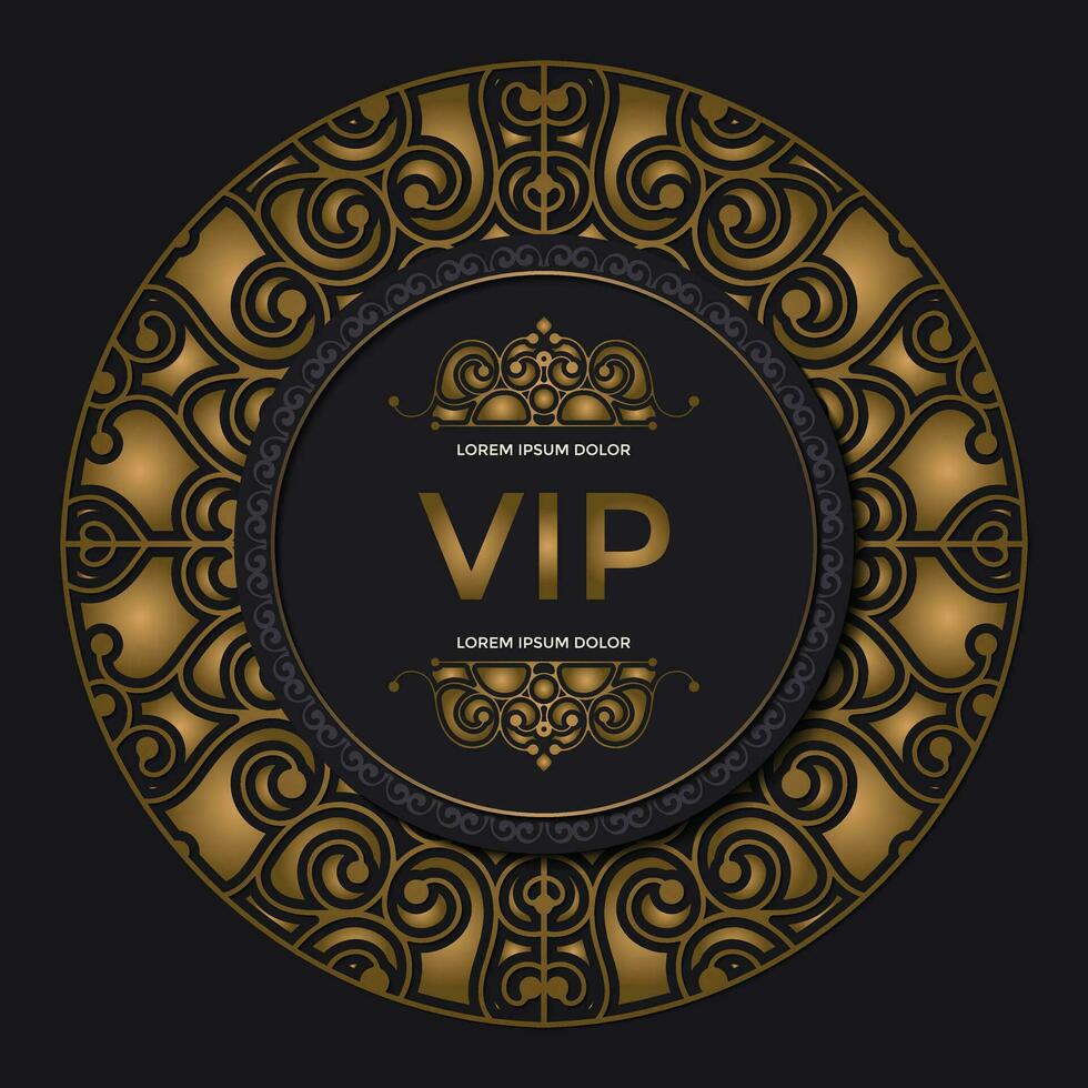 eleganter VIP-Ornament-Hintergrund vektor