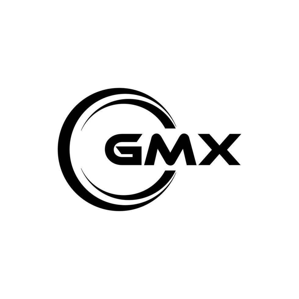 gmx logotyp design, inspiration för en unik identitet. modern elegans och kreativ design. vattenmärke din Framgång med de slående detta logotyp. vektor