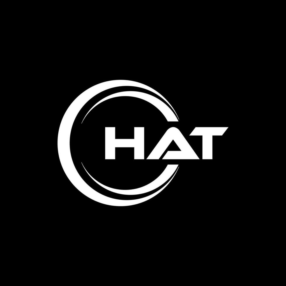 hatt logotyp design, inspiration för en unik identitet. modern elegans och kreativ design. vattenmärke din Framgång med de slående detta logotyp. vektor