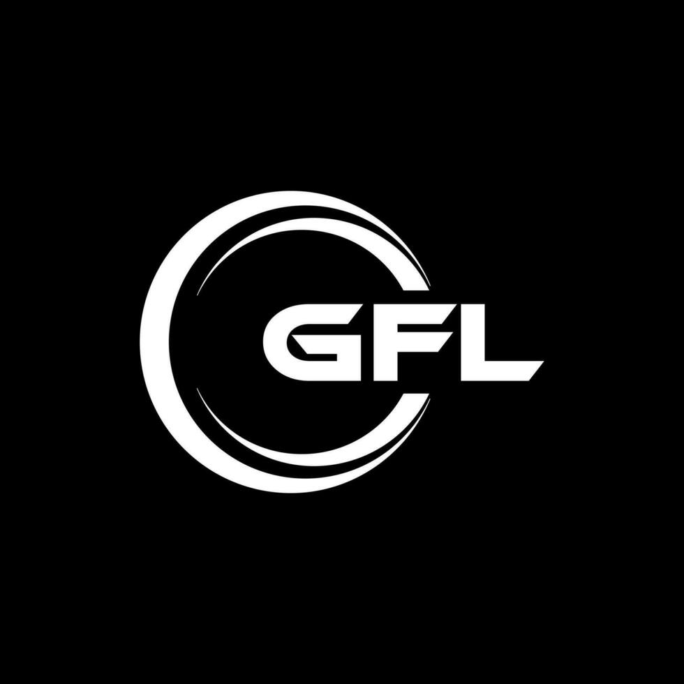 gfl logotyp design, inspiration för en unik identitet. modern elegans och kreativ design. vattenmärke din Framgång med de slående detta logotyp. vektor