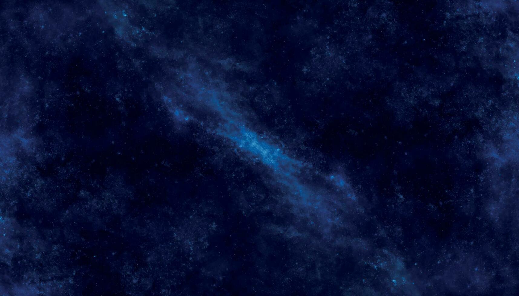 Plats bakgrund med stjärnor. mörk blå nebulosa blinkande ljus stjärnor. de galax av de universum. vattenfärg bakgrund. vektor