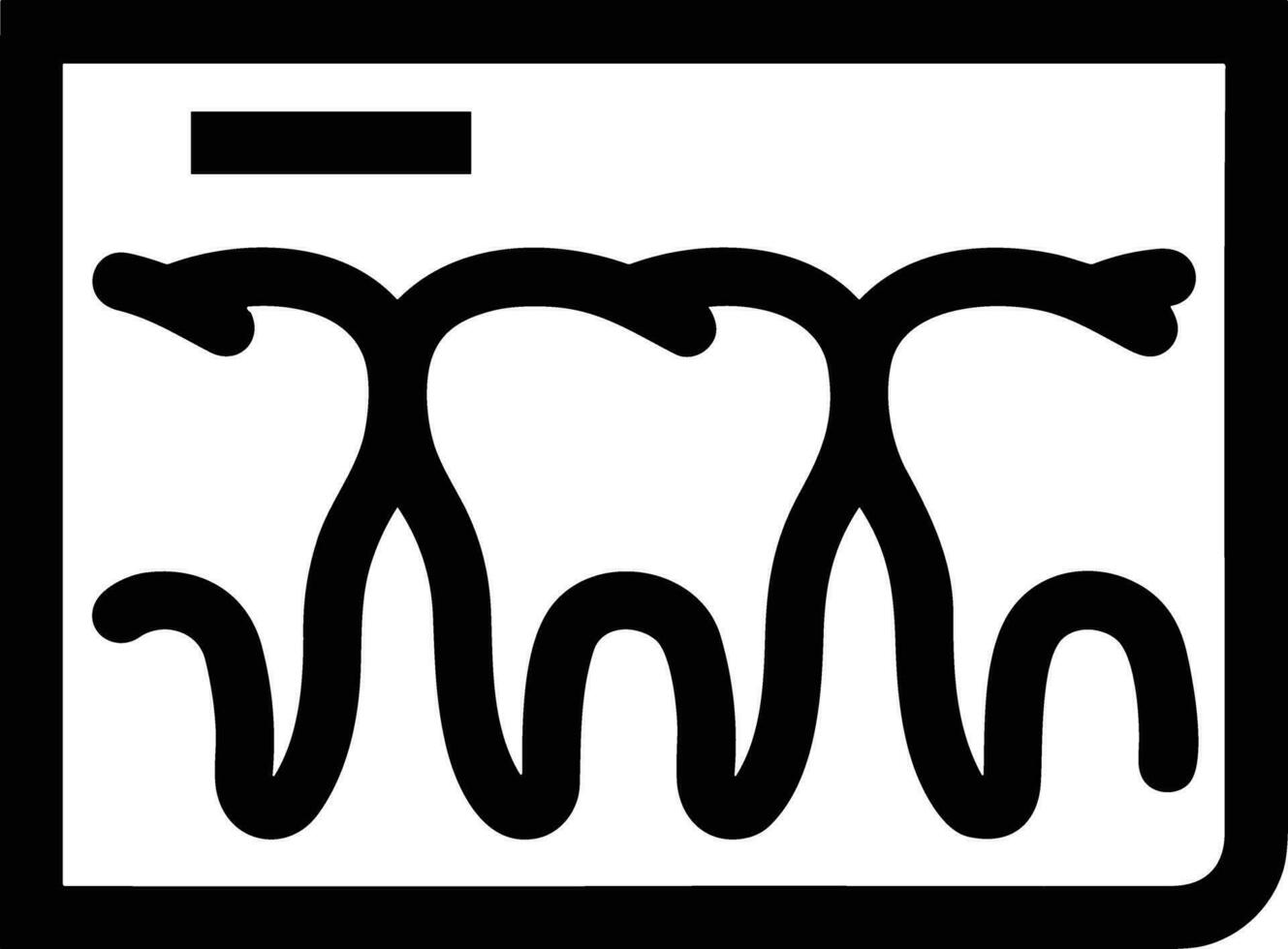 tand tandläkare ikon symbol bild vektor. illustration av de dental medicin symbol design grafisk bild vektor