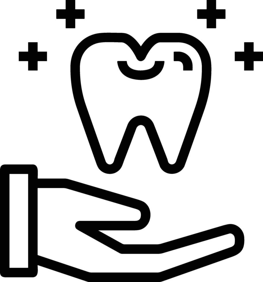 tand tandläkare ikon symbol bild vektor. illustration av de dental medicin symbol design grafisk bild vektor