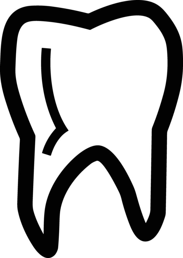 Zahn Zahnarzt Symbol Symbol Bild Vektor. Illustration von das Dental Medizin Symbol Design Grafik Bild vektor